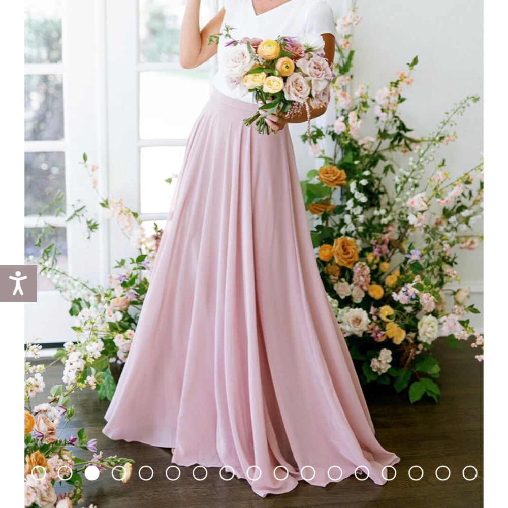 REVELRY | Lola Chiffon Skirt in Olive